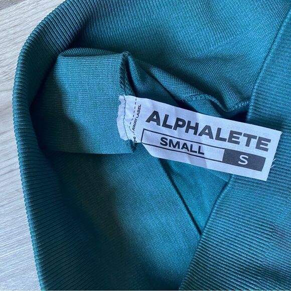 Alphalete Amplify High Rise legging NEW Small Ocean Teal - Picture 5 of 14